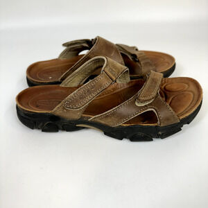 Keen Sandals Womens 8.5 Brown Leather Sarasota Slide Outdoor Hiking Comfort Shoe